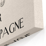 Winter Champagne Kitchen Wall Art – Elegant Winter Quote Print