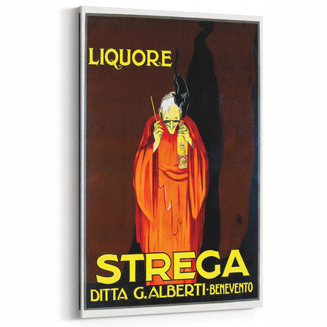 Vintage Advertising Poster - Liquore Strega Retro Wall Art