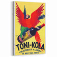 Vintage Advertising Poster - Toni-Kola Parrot Retro Wall Art