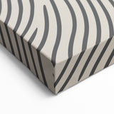 Minimalist Black and Beige Winter Wall Art – Modern Abstract Print