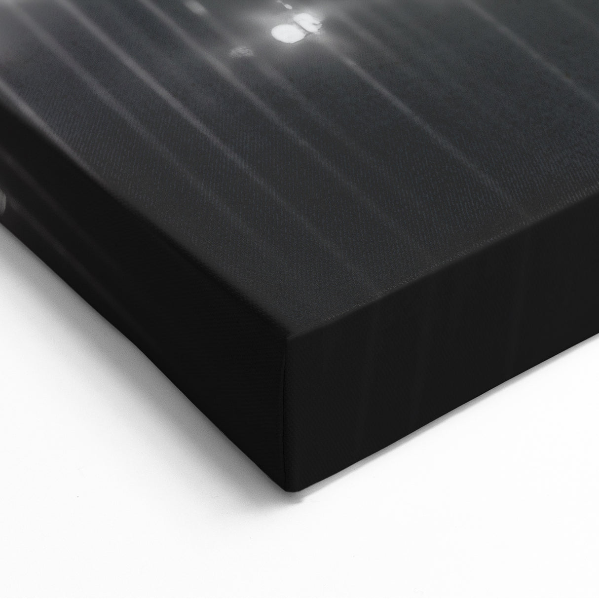 Black and White Disco Ball Wall Art – Glamorous Winter Canvas Print