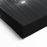 Black and White Disco Ball Wall Art – Glamorous Winter Canvas Print