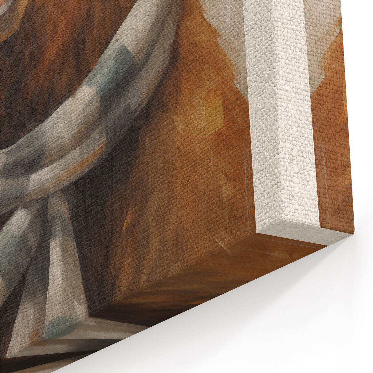 Cozy Winter Bear Wall Art – Whimsical Snowy Animal Canvas Print