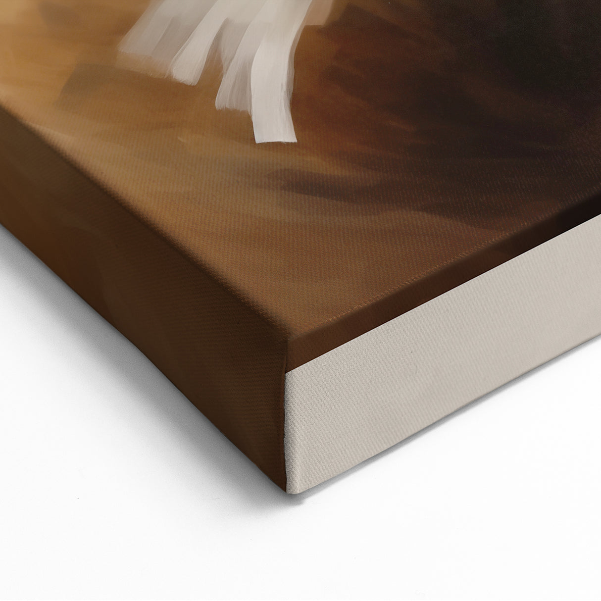 Cozy Winter Bear Wall Art – Whimsical Snowy Animal Canvas Print