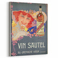 Vintage Advertising Poster - Vin Sautel Apéritif Retro Art