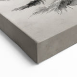 Vintage Winter Pine Tree Wall Art – Black and White Nature Print