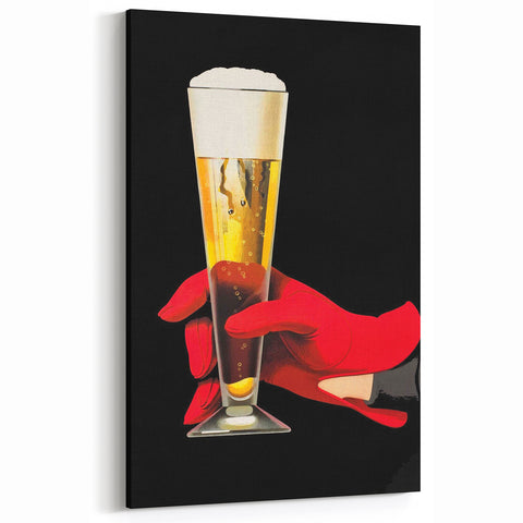 Vintage Advertising Poster - Elegant Beer Retro Wall Art