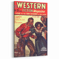 Vintage Magazine Cover Art – Western Fiction Classic Print