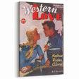 Vintage Magazine Cover Art – Western Love Classic Romance Print