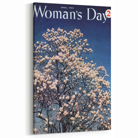 Vintage Magazine Cover Art – Woman’s Day Floral Spring Print