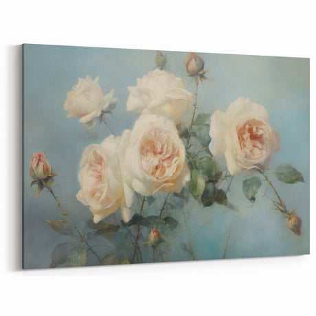 Vintage Botanical Rose Art – Antique Floral Wall Decor