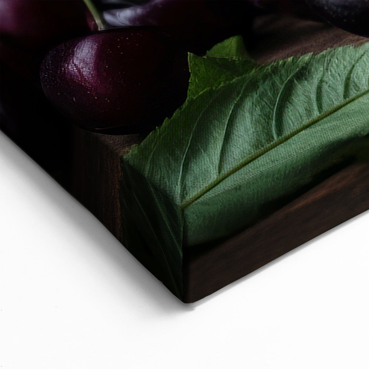 Dark Cherry Wall Art – Moody Burgundy & Black Kitchen Decor