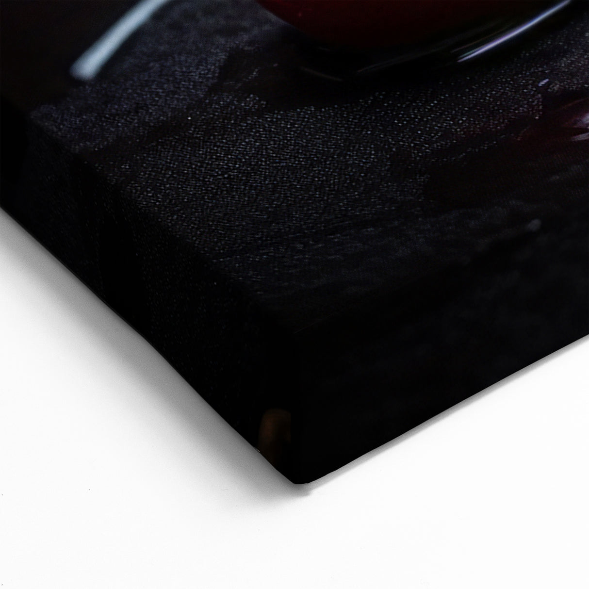 Dark Pear Wall Art – Moody Burgundy & Black Kitchen Decor