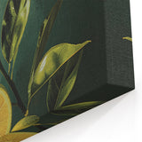 Lemon Tree Wall Art – Vibrant Green & Yellow Kitchen Decor