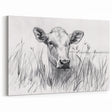Cow Illustration Art Print – Nature-Inspired Farm Animal Wall Decor