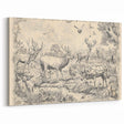Wildlife Animals Illustration Art Print – Nature-Inspired Wall Decor