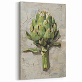Rustic Artichoke Painting – Fruit Wall Decor for Kitchen & Café