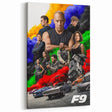 F9 The Fast Saga 2020s Vintage Movie Poster Retro Film Art