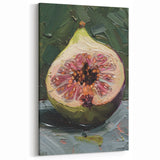 Textured Fig Painting – Fruit Canvas Art for Kitchen Wall Decor
