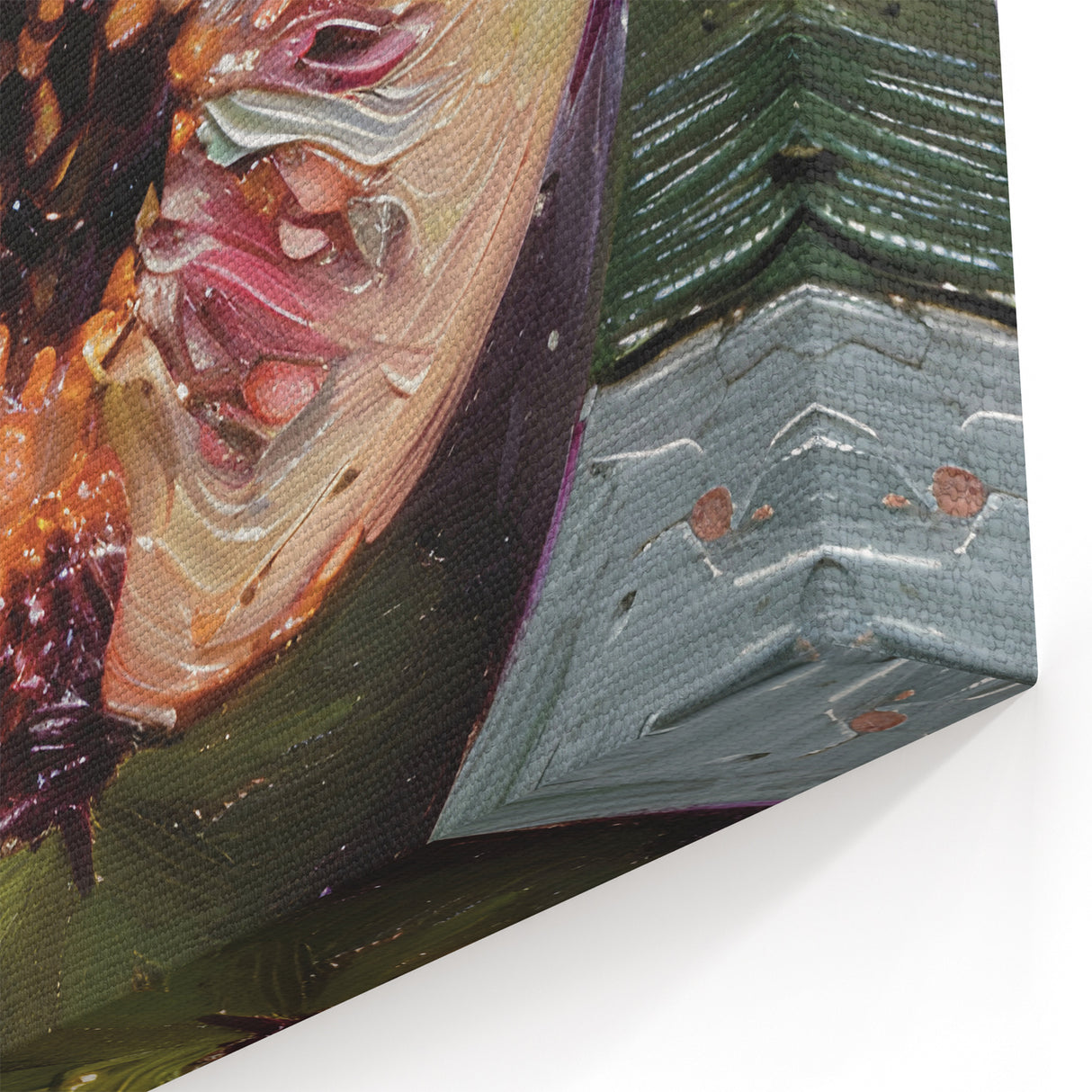 Textured Fig Painting – Fruit Canvas Art for Kitchen Wall Decor