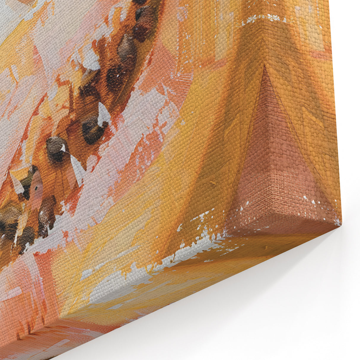 Tropical Papaya Painting – Fruit Canvas Art for Kitchen Decor