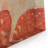 Vibrant Grapefruit Slice – Fruit Canvas Art for Kitchen Décor