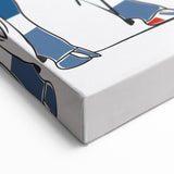 Colorful Cow Illustration Art Print – Modern Animal Wall Decor