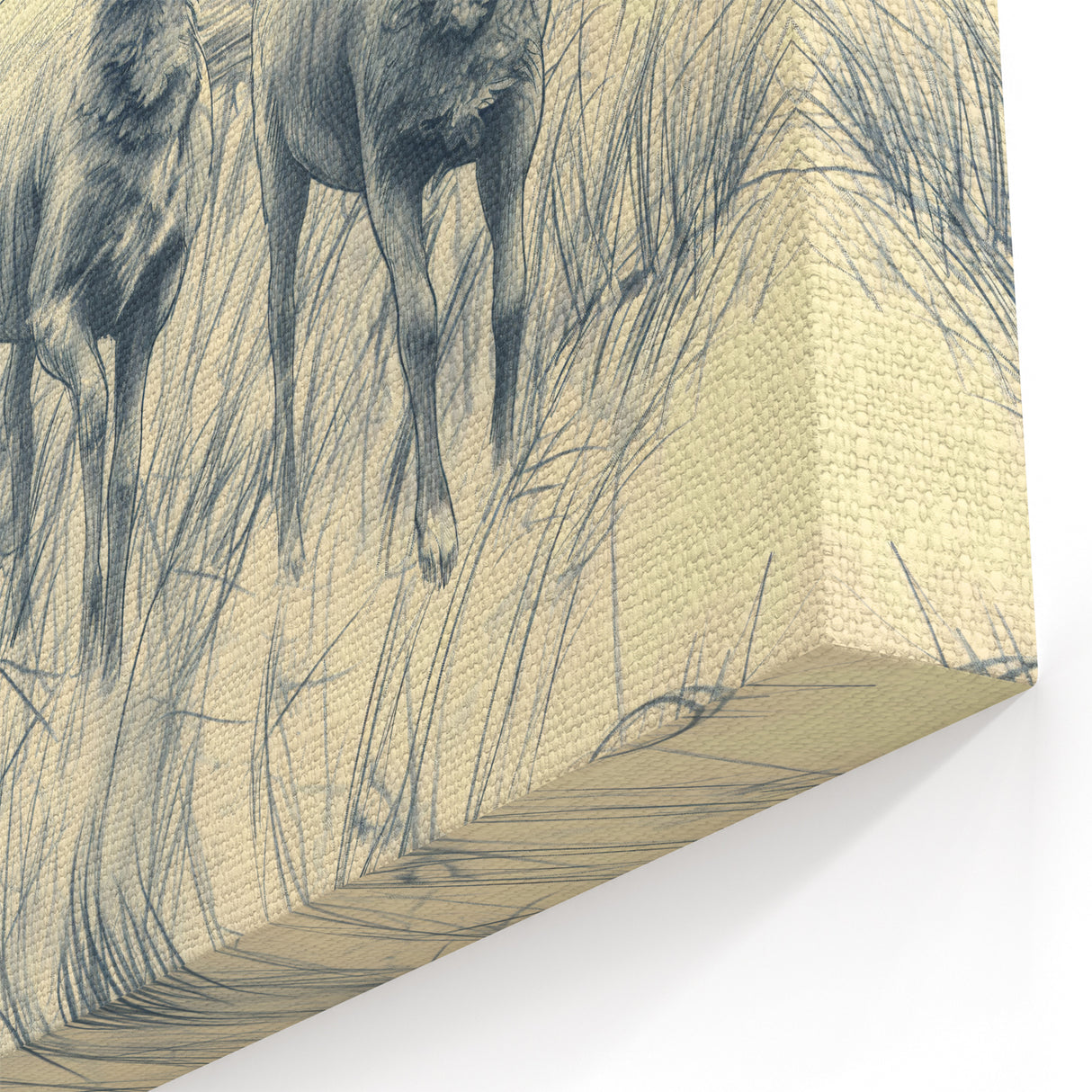 Sheep Illustration Art Print – Detailed Nature-Inspired Wall Decor