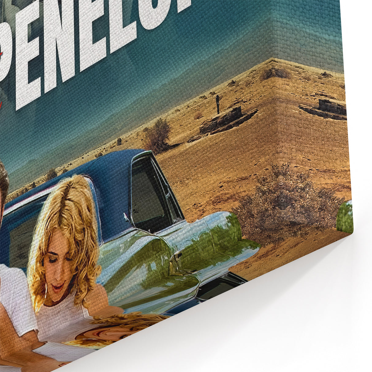 Frank & Penelope 2020s Vintage Movie Poster Retro Thriller Art