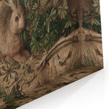 Vintage Animal Art - Rabbit in Forest Antique Wildlife Print