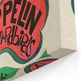 Led Zeppelin Exeter Civic Hall 1968 Poster | Retro Music Wall Art