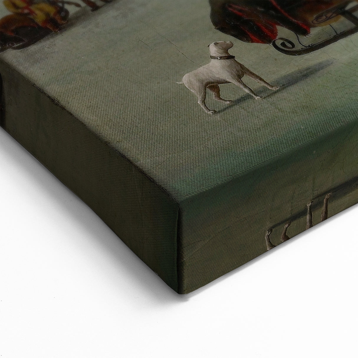 Vintage Animal Art - Horses in Winter Antique Wildlife Print