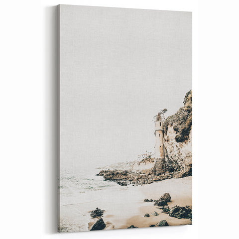 Summer Wall Art - Coastal Lighthouse Beach Print