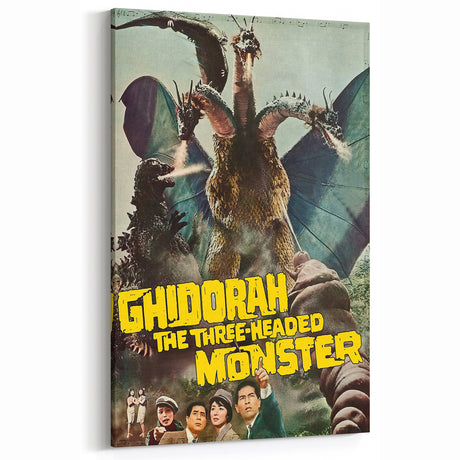 1960s Movie Posters - Ghidorah The Three-Headed Monster | Retro Cinema