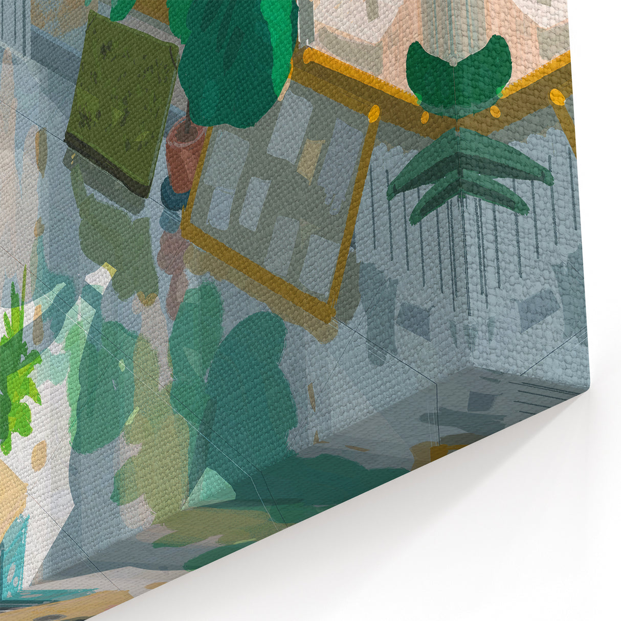 Vintage New Yorker Poster - Modern Office & Plants Art Print