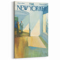 Vintage New Yorker Poster - Elegant Hallway Scene Wall Art Print