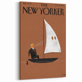 Vintage New Yorker Poster - Sailing with a Twist Wall Art Print