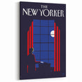 Vintage New Yorker Poster - Moonlit Night by the Window Wall Art Print