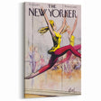 Vintage New Yorker Poster - Ballet Dancer in Motion Wall Art Print