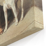 Vintage Animal Art: Trio of Dogs – Retro Wildlife Illustration