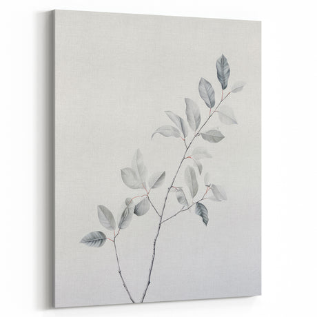 Vintage Botanical Art Print: Elegant Eucalyptus Branch Wall Decor