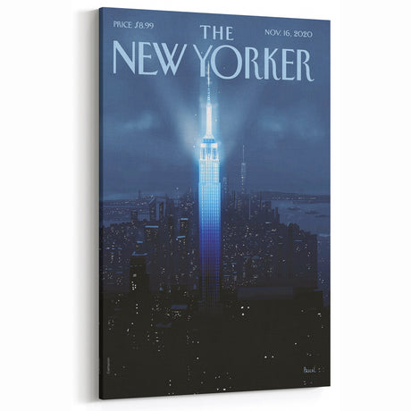 New Yorker Magazine Cover Art - Empire State Building Vintage Poster