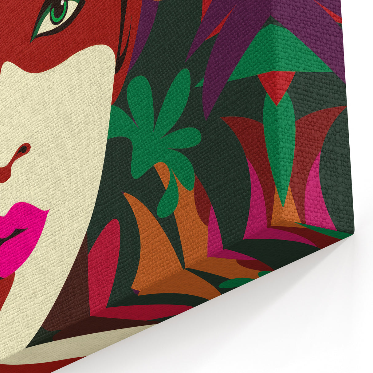 New Yorker Magazine Cover Art - Floral Face Vintage Poster