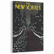 New Yorker Magazine Cover Art - Night Cityscape Vintage Poster