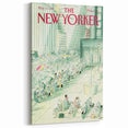 New Yorker Magazine Cover Art - City Life Waiting Vintage Poster