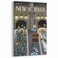 New Yorker Magazine Cover Art - Tunnel Traffic Delays Vintage Poster
