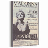 Madonna 1987 Who's That Girl Tour Poster - Retro Pop Wall Art