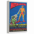 Metallica Concert Poster - Alice in Chains & Suicidal Tendencies