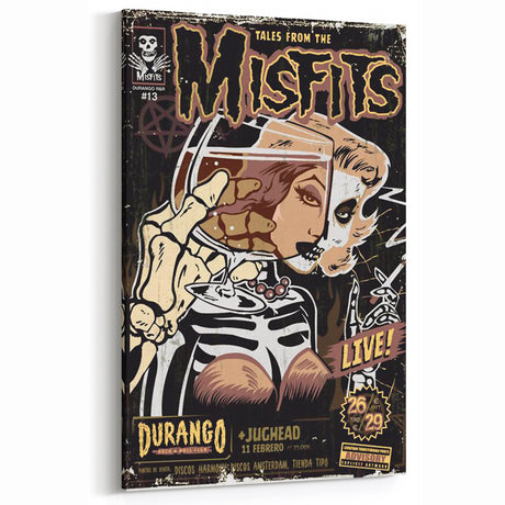 Retro Misfits Poster Art – Vintage Band Wall Decor for Retro Lovers