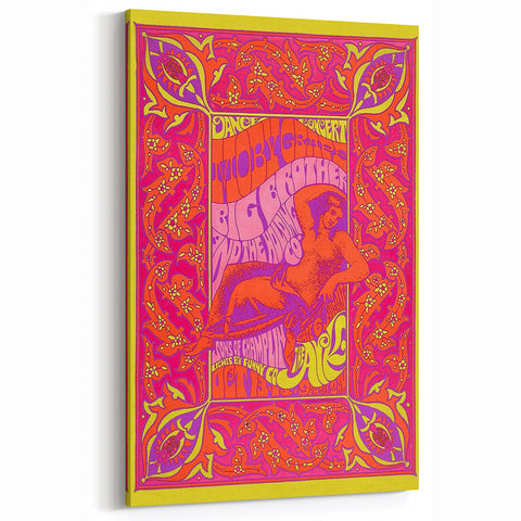 Moby Grape Retro Poster – Vintage Concert Art from 1960s